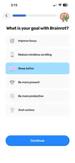 Brainrot onboarding step 8