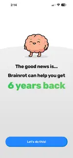 Brainrot onboarding step 23