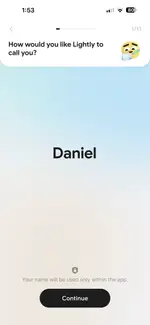 Lightly onboarding step 12